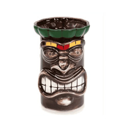 Tiki “Happy Face” 55 cl en cerámica | Impacto en barra | Paderno