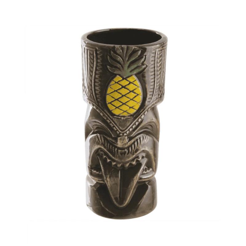 Tiki “Lengua Larga” 51 cl en cerámica | Impacto tropical | Paderno