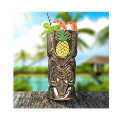 Tiki “Lengua Larga” 51 cl en cerámica | Impacto tropical | Paderno