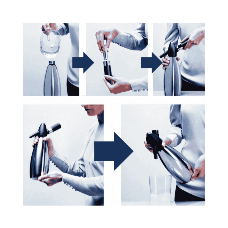 iSi Sifón de Soda SLL 0,75 litros | Inox | Burbuja Profesional