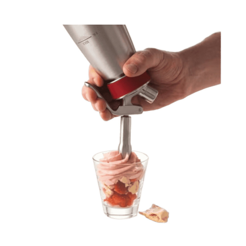 iSi Gourmet Whip Plus 1L – Sifón profesional para nata, mousses y espu