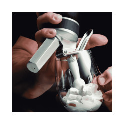 Sifón de nata, crema y espumas Black 0,5 L | Lacor 68604 | Alium Pro