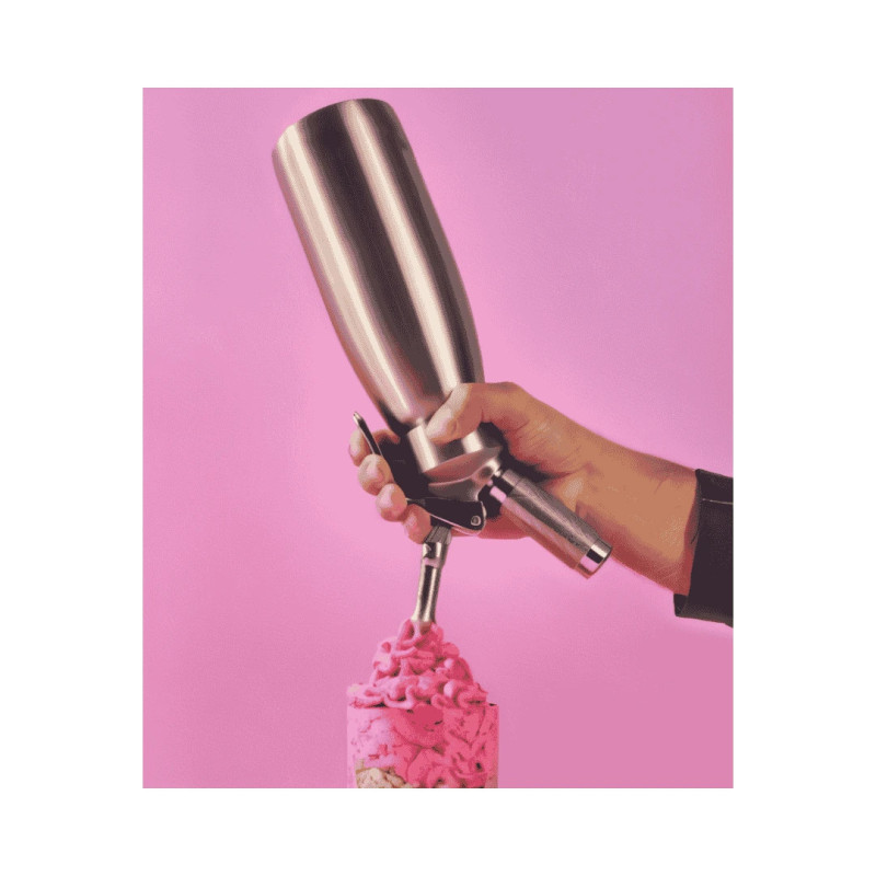 Sifón Epicure 1L Lacor 68301 | Espumas Frías y Calientes | Profesional