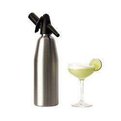 Sifón de Soda 0,8 L | Carbonatación rápida |Ibili . 744010) – CO₂