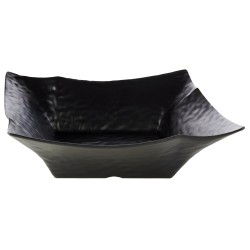 Bol melamina cuadrado Negro DimenSiones: 36x36x11 cm.. APS 84387 (1 unidad)