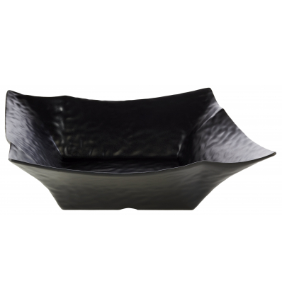 Bol melamina cuadrado Negro DimenSiones: 36x36x11 cm.. APS 84367 (1 unidad)