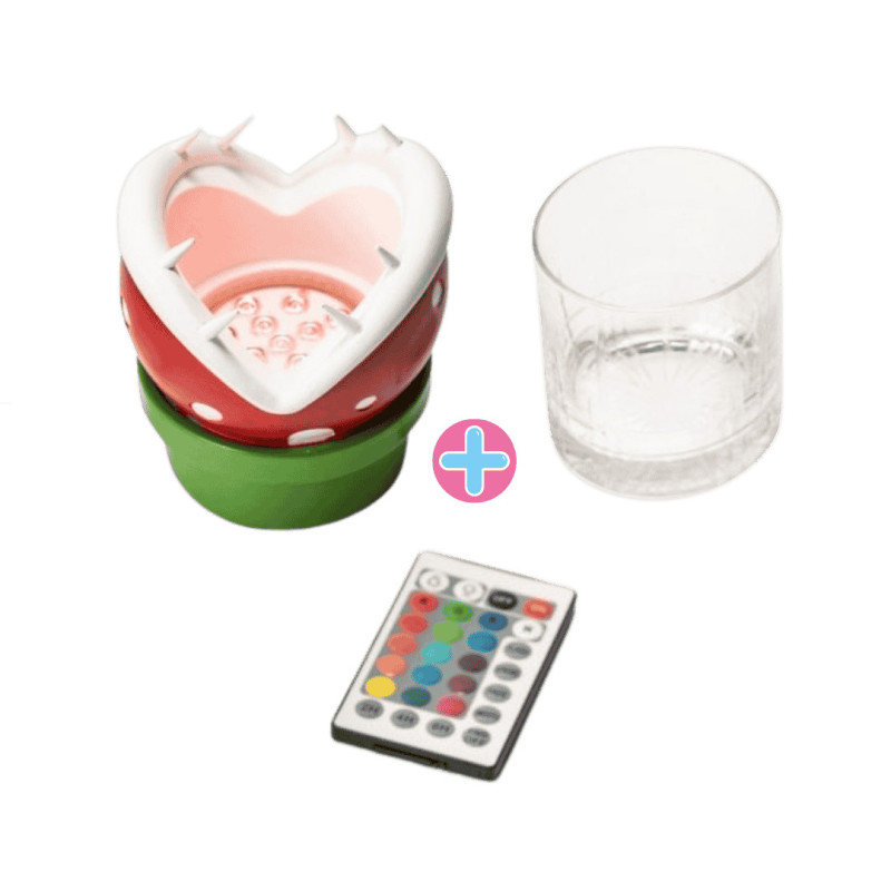 Vaso carnívoro con luz 27 cl | Impacto WOW en coctelería |Profesional