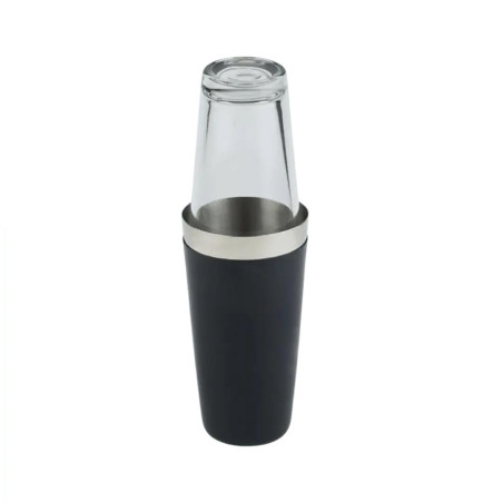 Coctelera Boston APS engomada | acero inox + vidrio 0,7/0,4 L — agarre