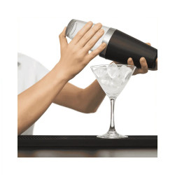 Coctelera Boston APS engomada | acero inox + vidrio 0,7/0,4 L — agarre