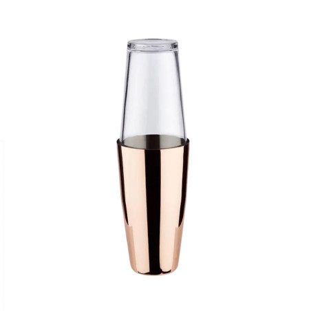 Coctelera Boston | APS 0,7/0,4 L | Inox, vintage y cobre | Profesional