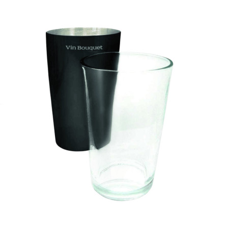 Coctelera Boston Vin Bouquet 750 ml |  Vidrio + acero con goma