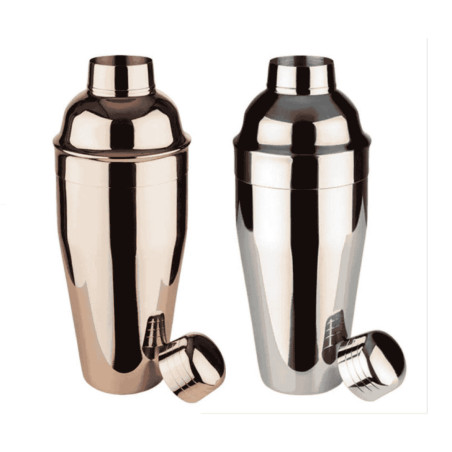 Coctelera Classic APS 0,7 L |3 piezas con colador, inox o cobre brillo