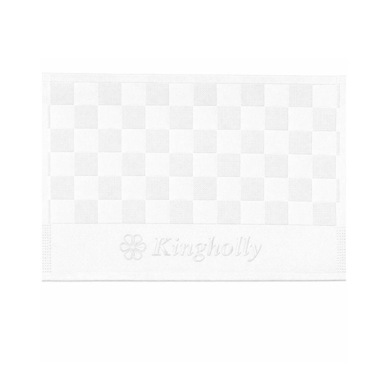 Paño de Cocina KINGHOLLY Blanco y Negro 60x60cm | Elegancia Funcional