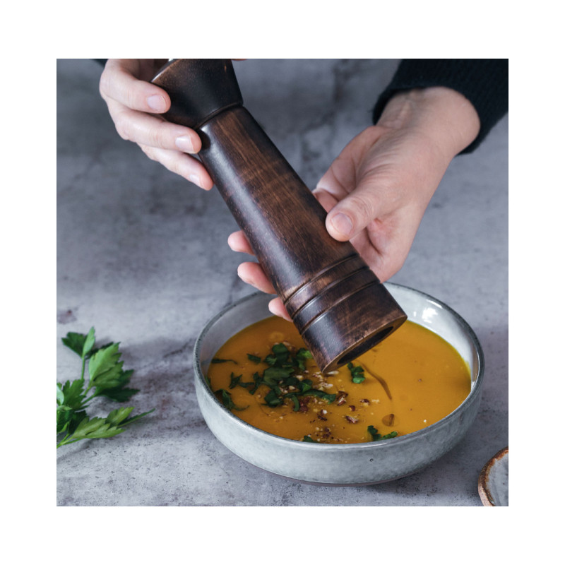 Molinillo manual para sal y pimienta Wood 20 cm | Madera de caucho