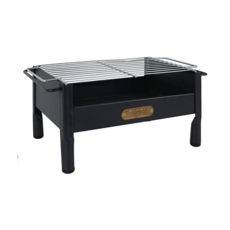 Barbacoa pequeña sobremesa carbón 33x23 cm de hierro | Hostelería