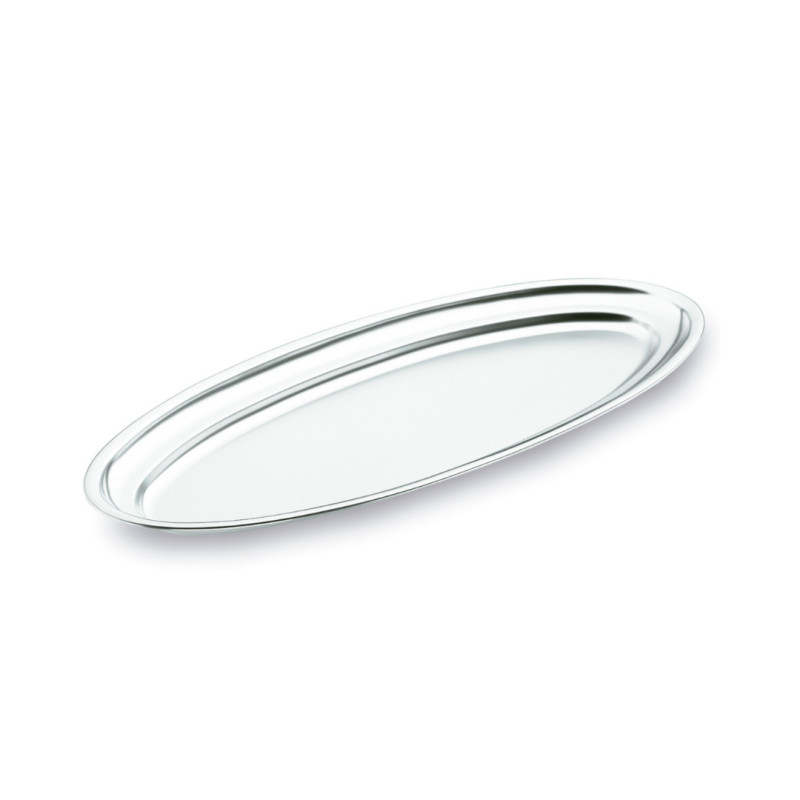 Bandeja ovalada de acero inoxidable 60 cm LACOR | Aliumpro