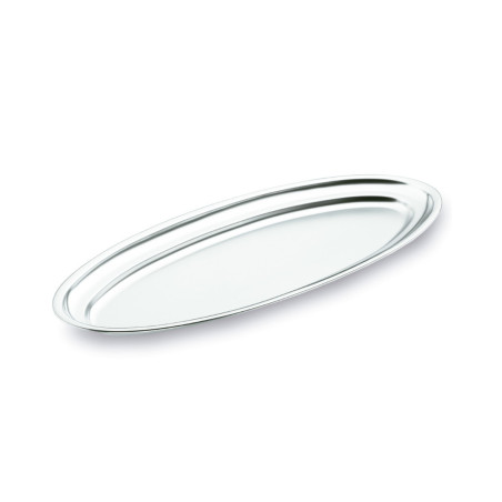 Bandeja ovalada de acero inoxidable 60 cm LACOR | Aliumpro