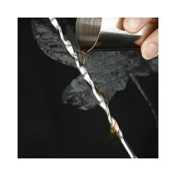 Cucharilla de cóctel 40 cm acero inoxidable profesional