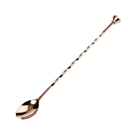 Cucharilla de cóctel 27 cm cobre acero inoxidable | Hostelería