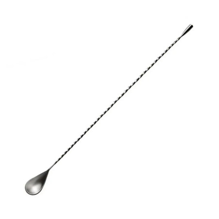 Cucharilla de cóctel extra larga acero inoxidable con mazo | 44 cm