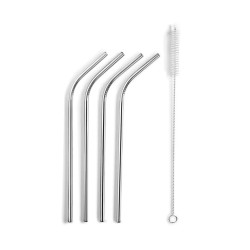 Pajitas reutilizables de acero inoxidable para hostelería y coctelería