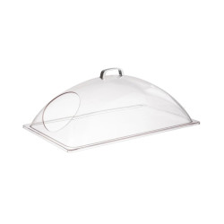 Cúpula GN 1/1 transparente con abertura lateral para buffet