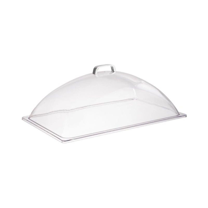 Cúpula GN 1/1 transparente para buffet y hostelería profesional