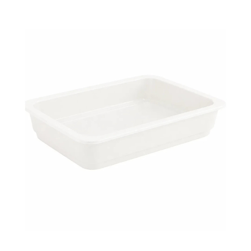 Cubeta GN de porcelana blanca para buffet profesional | Gastronorm