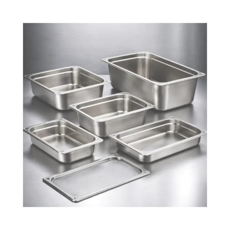Cubeta GN 1/1 inox | Buffet  | Gastronorm 530x325 mm  | Varias alturas