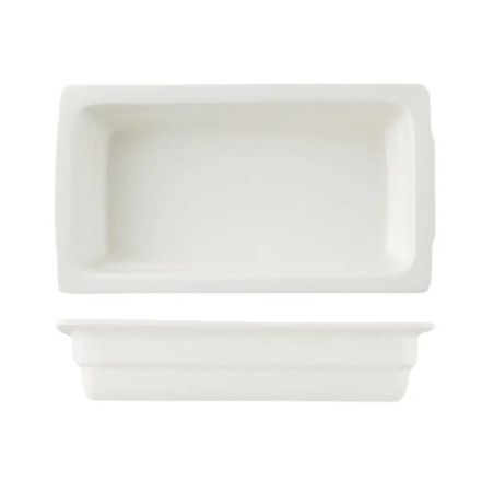 Cubeta GN de porcelana blanca para buffet profesional | Gastronorm