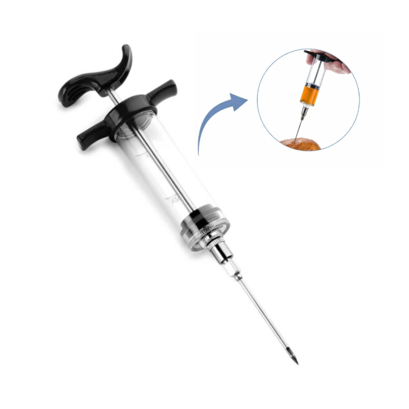 Jeringa para cocina profesional 30 ml con aguja inox