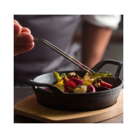 Pinza de precisión offset inox 18/10 16 cm