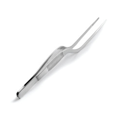 Pinza de precisión offset inox 18/10 16 cm