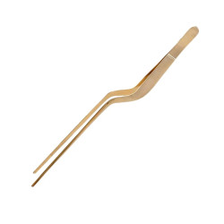 Pinza de precisión Gold 20 cm bañada en oro 14K | Lujo
