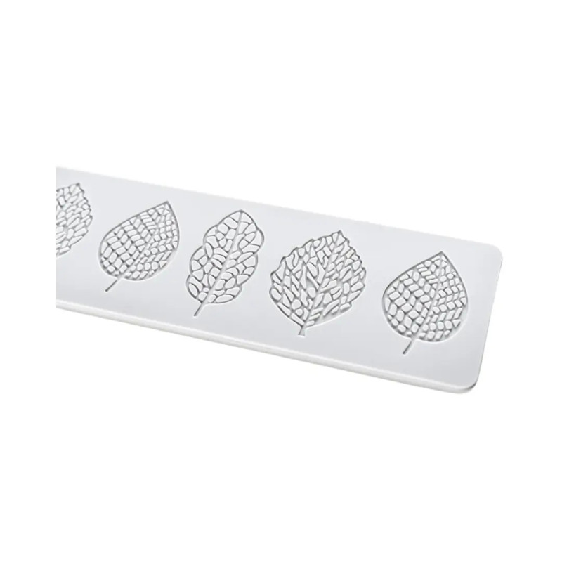 Molde silicona hojas Mix Leaf  decorativas | Cocina creativa