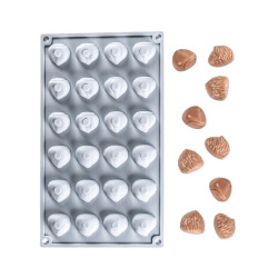 Molde silicona castaña profesional | Chesnut SilicoMold | Restauración