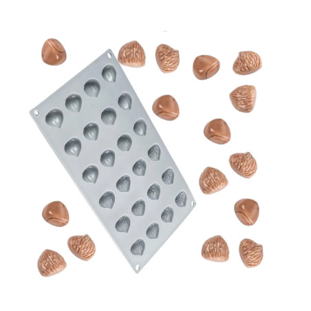 Molde silicona castaña profesional | Chesnut SilicoMold | Restauración