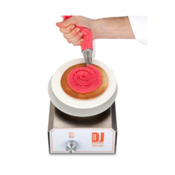 Plato giratorio para emplatado profesional | DJ Food Decor Turntable