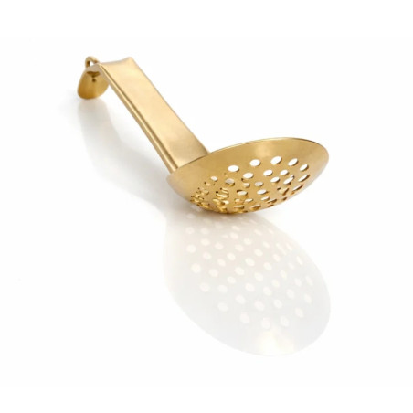 Cuchara perforada Lotus Gold | Emplatado Creativo