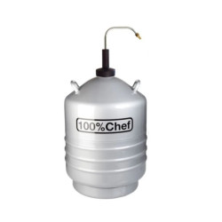 Transferidor Nitrógeno Líquido Dewar 10–50L | Cocina Profesional