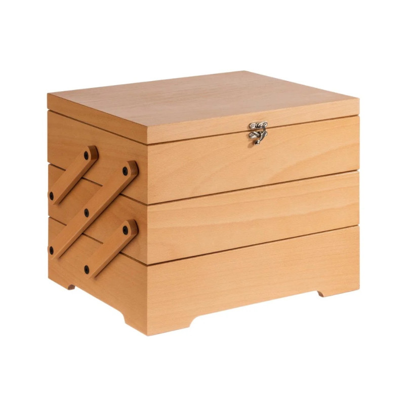 Caja Buffet Madera con Compartimentos Plegables