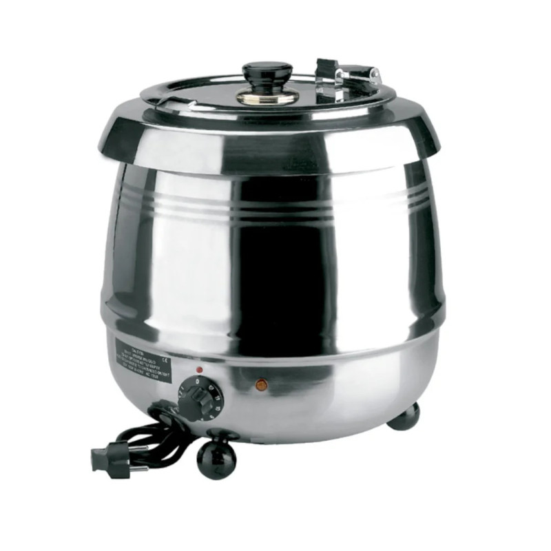 Calentador de Sopa Inox 10L Baño María 475W | Hostelería | Buffet
