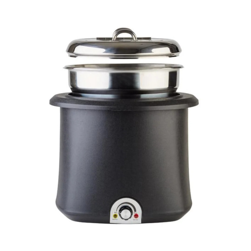 Olla de Sopa Eléctrica 10L Baño María 550W Profesional | Buffet