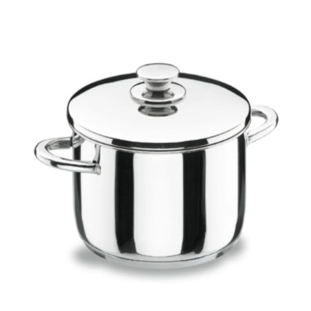 Olla Inox 18/10 con Tapa | Fondo Termodifusor | Inducción