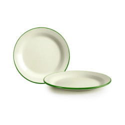 Plato Llano Vintage Musgo | Vajilla Profesional Hostelería