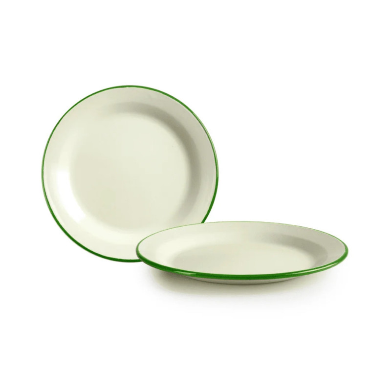 Plato Llano Vintage Musgo | Vajilla Profesional Hostelería