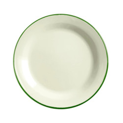Plato Llano Vintage Musgo | Vajilla Profesional Hostelería