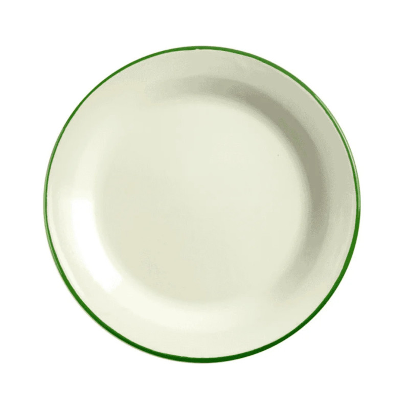 Plato Llano Vintage Musgo | Vajilla Profesional Hostelería