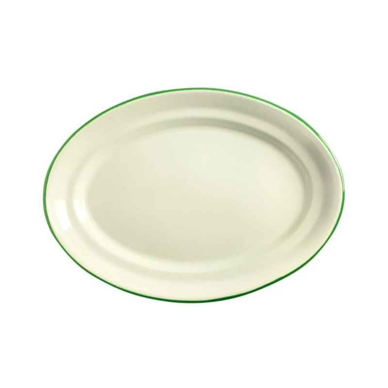 Bandeja Vintage Musgo | Bandeja Acero Esmaltado Hostelería