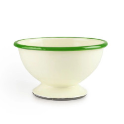 Bol con Pie Vintage Musgo 12 cm | Bol Hostelería